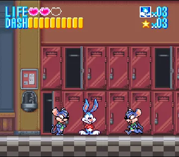 Tiny Toon Adventures - Buster Busts Loose! (USA) screen shot game playing